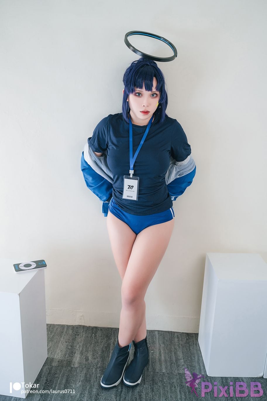 Coser Tokar Hayase Yuuka Gym ver PixiBB.COM 023