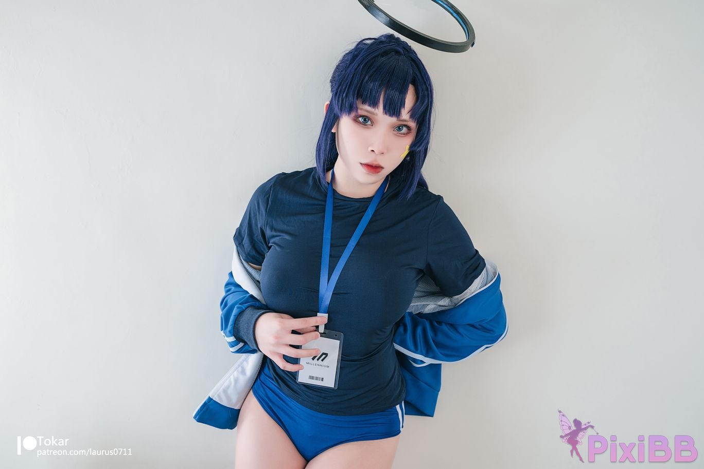 Coser Tokar Hayase Yuuka Gym ver PixiBB.COM 034