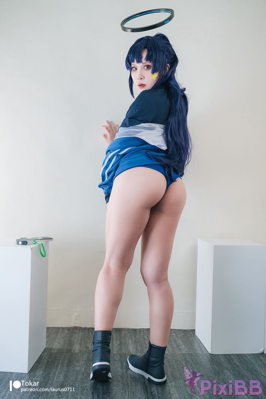 Coser Tokar Hayase Yuuka Gym ver PixiBB.COM 043