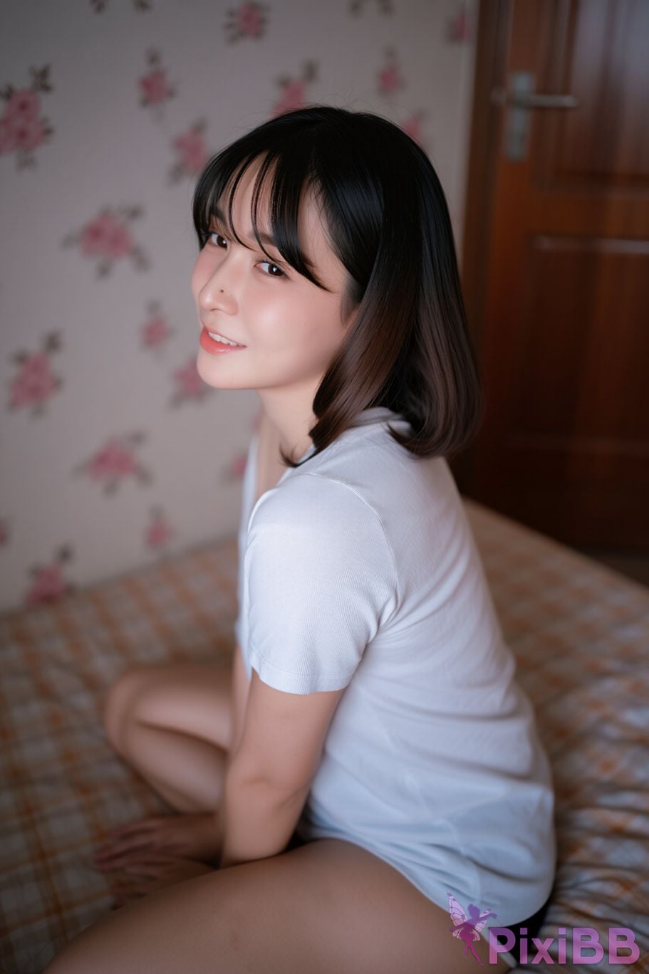 AI Enhanced Acute Miyu Miyuri Between The Sheets PixiBB.COM 025