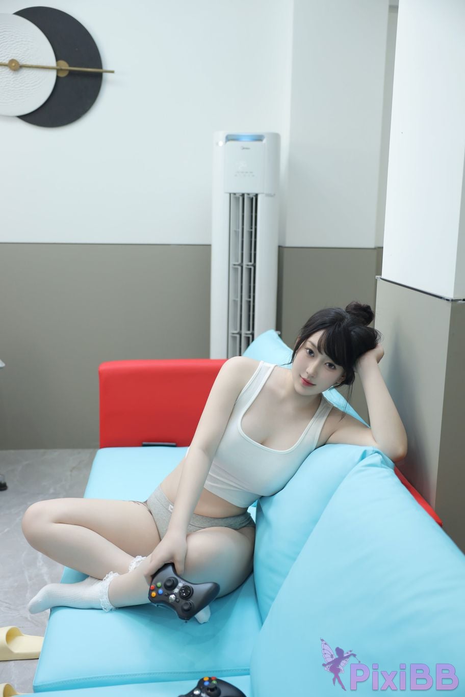 No watermark for in app purchases Li Qinen lrene XIUREN Model stay at home girlfriend PixiBB.COM 007
