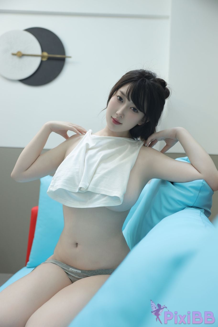 No watermark for in app purchases Li Qinen lrene XIUREN Model stay at home girlfriend PixiBB.COM 079