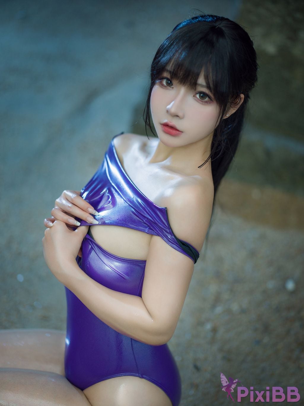 Cosplayer yuuhui Yuhui Leohex Oily swimming series PixiBB.COM 049