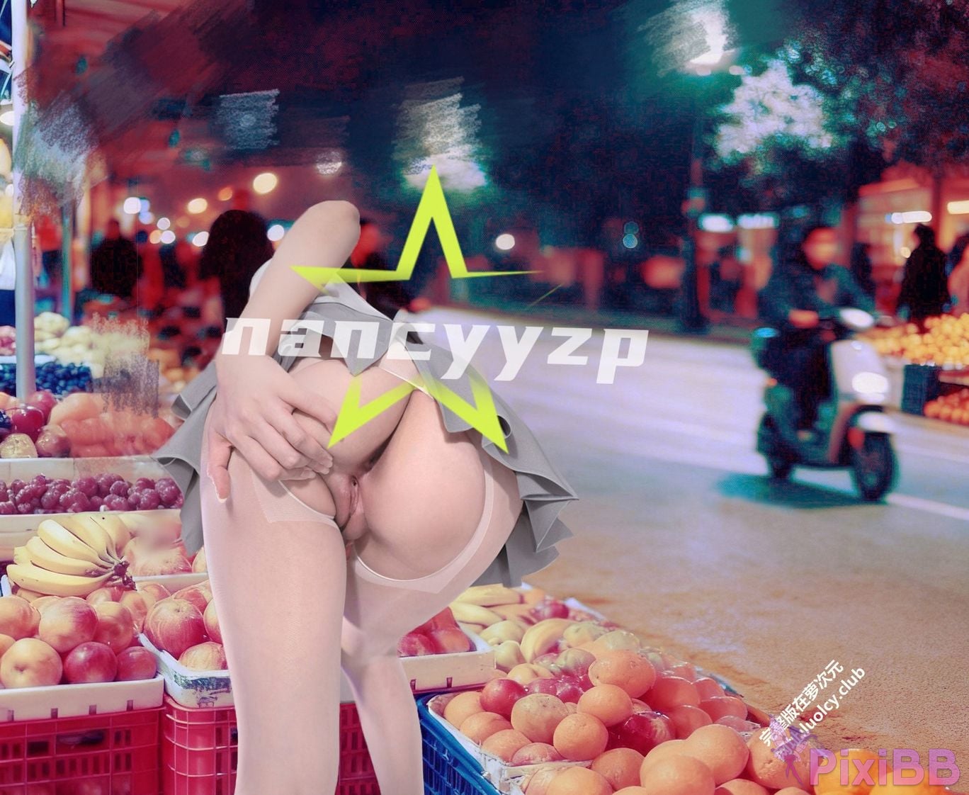OtherXXX Nancyyzp The best lady with long legs and big breasts exposed outdoors PixiBB.COM 005