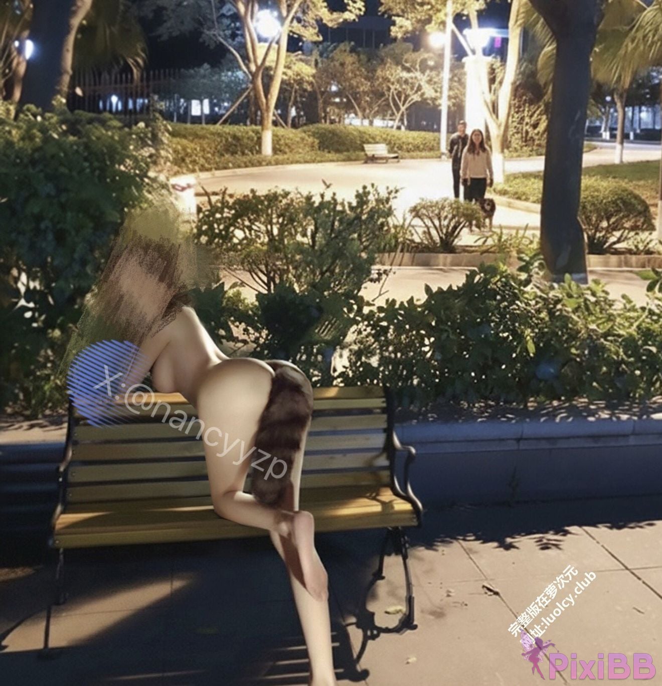 OtherXXX Nancyyzp The best lady with long legs and big breasts exposed outdoors PixiBB.COM 025
