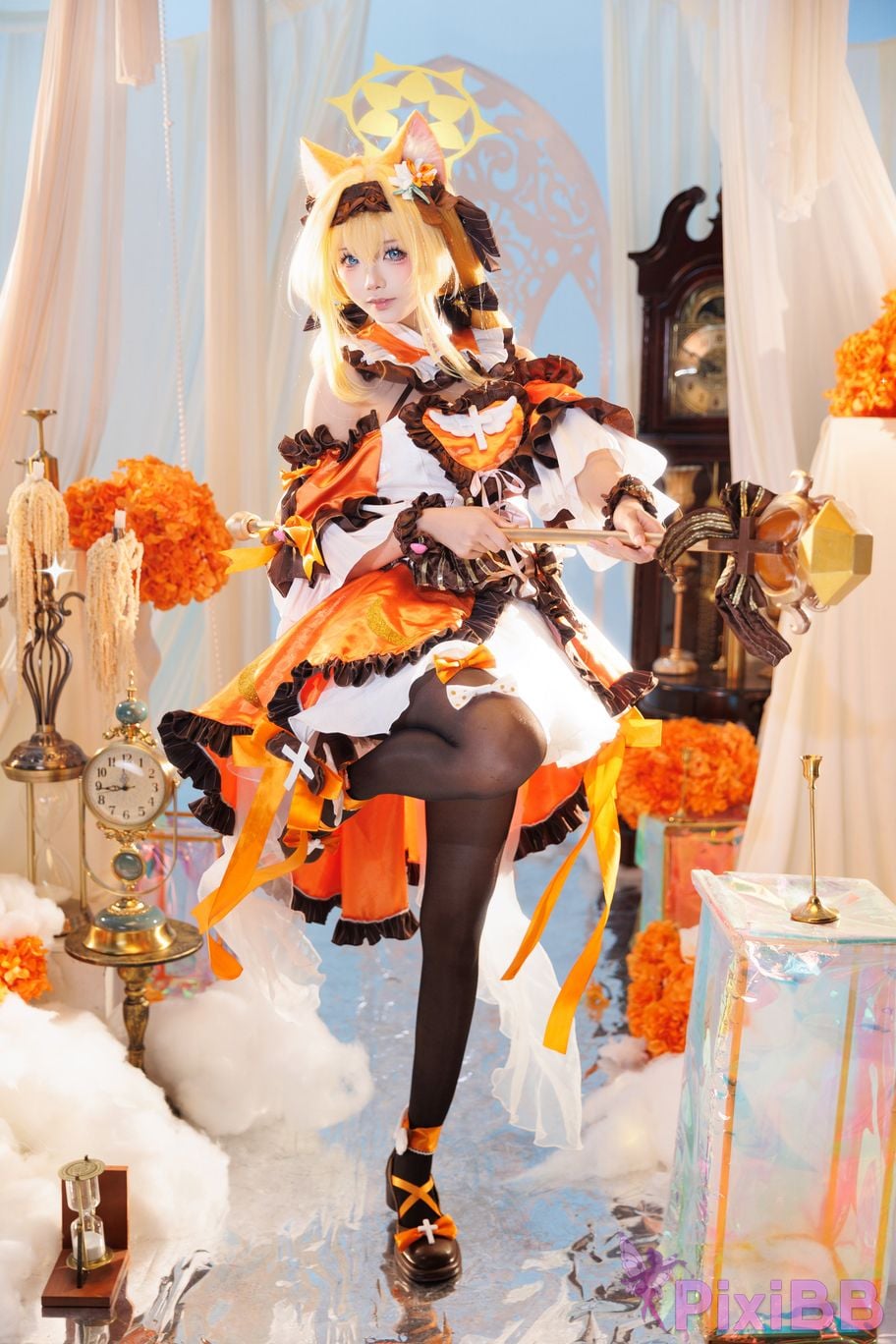 Cosplayer Essie aiwest Blue Archive Ella Mary magical girl PixiBB.COM 003