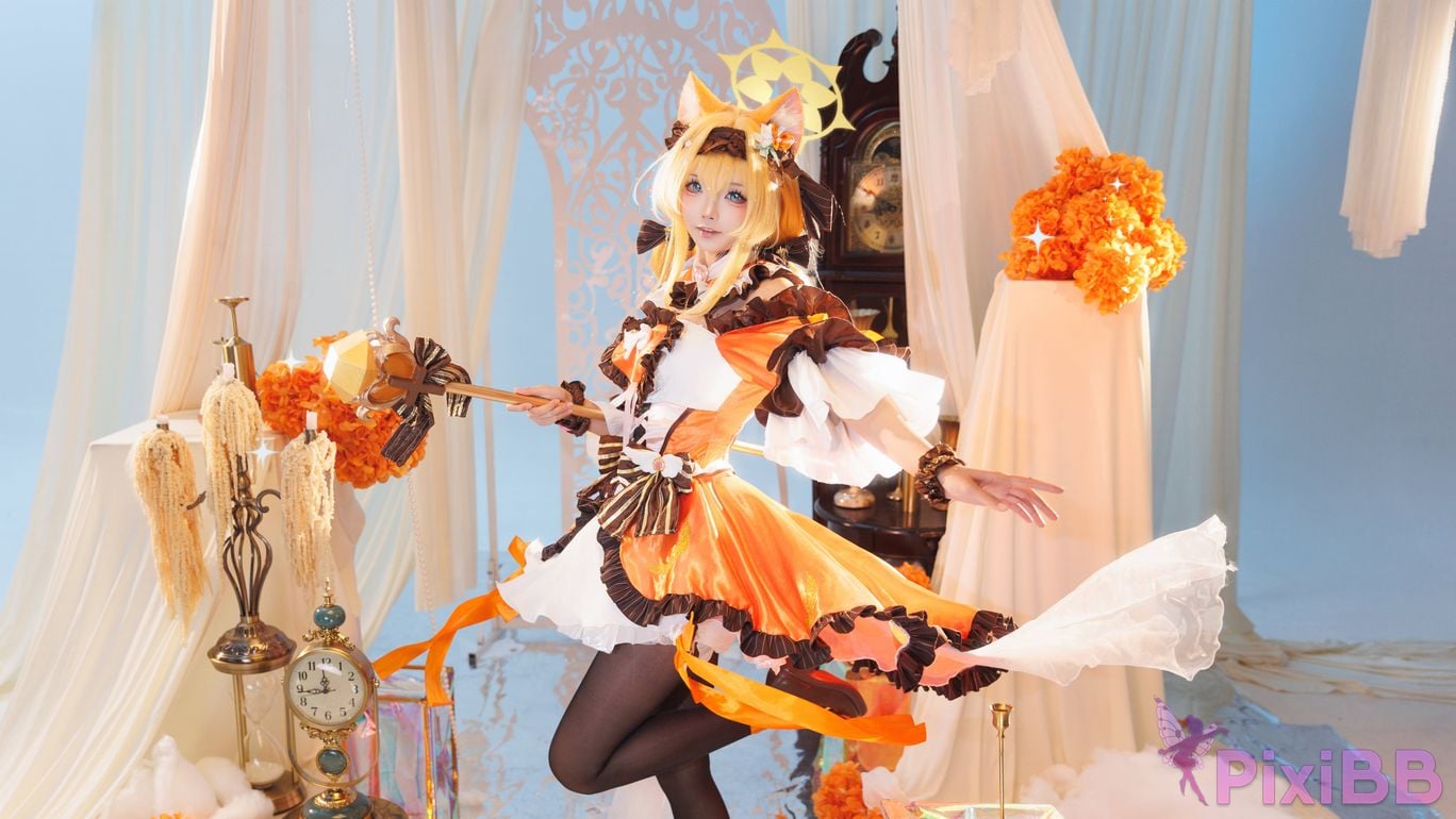 Cosplayer Essie aiwest Blue Archive Ella Mary magical girl PixiBB.COM 004