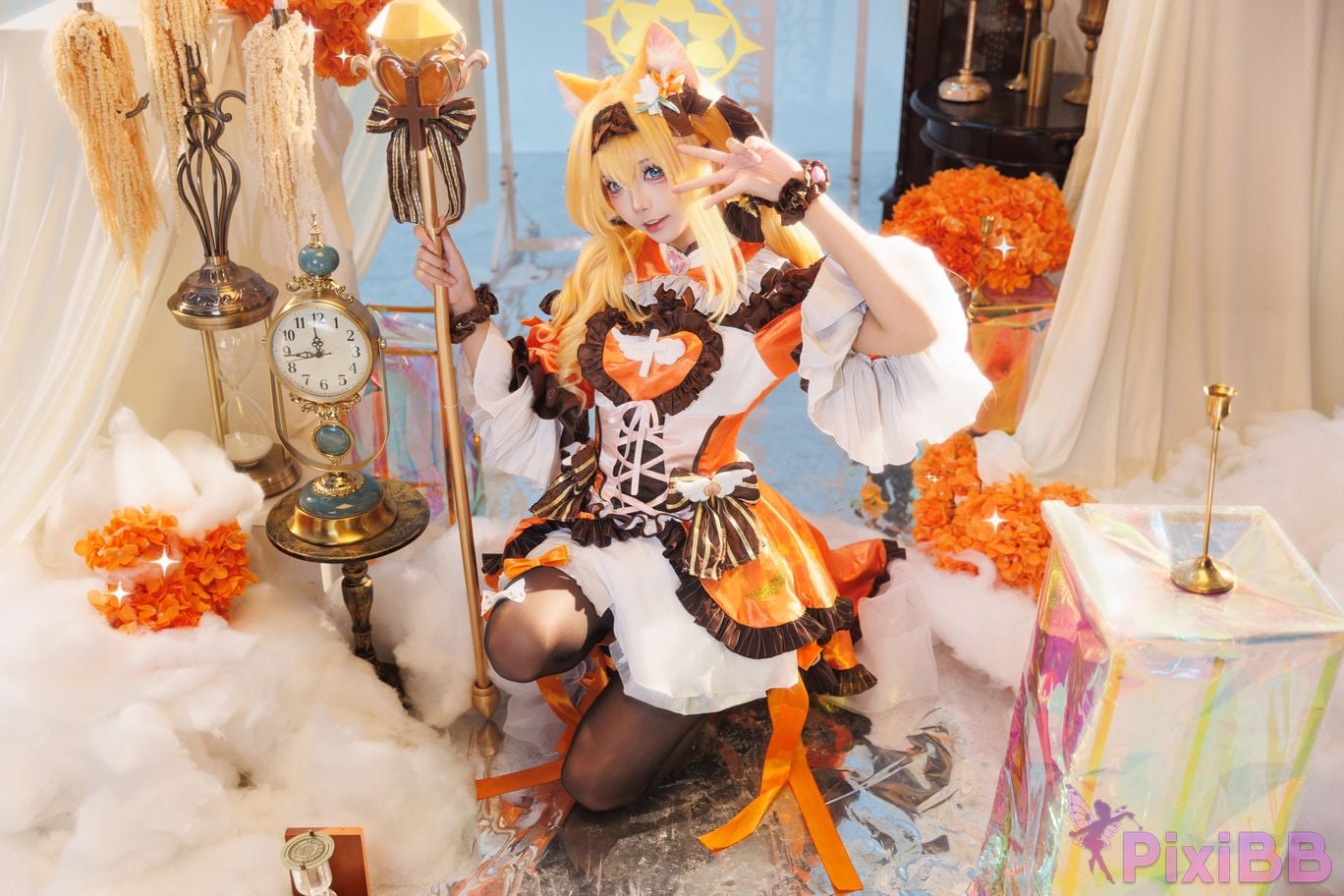 Cosplayer Essie aiwest Blue Archive Ella Mary magical girl PixiBB.COM 008