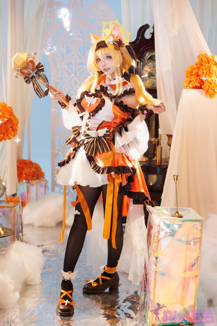 Cosplayer Essie aiwest Blue Archive Ella Mary magical girl PixiBB.COM 013