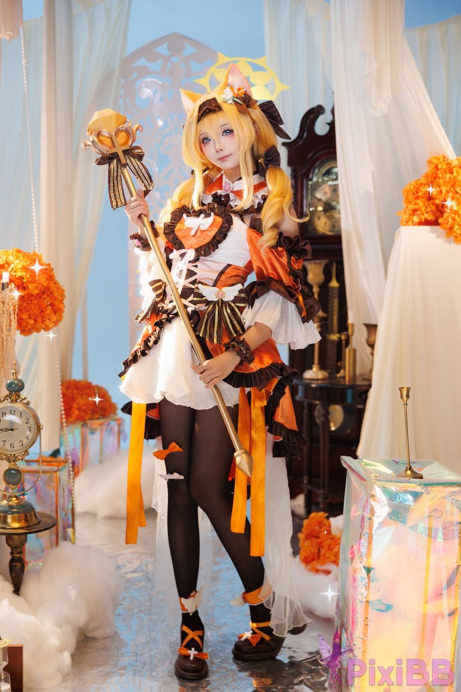 Cosplayer Essie aiwest Blue Archive Ella Mary magical girl PixiBB.COM 015