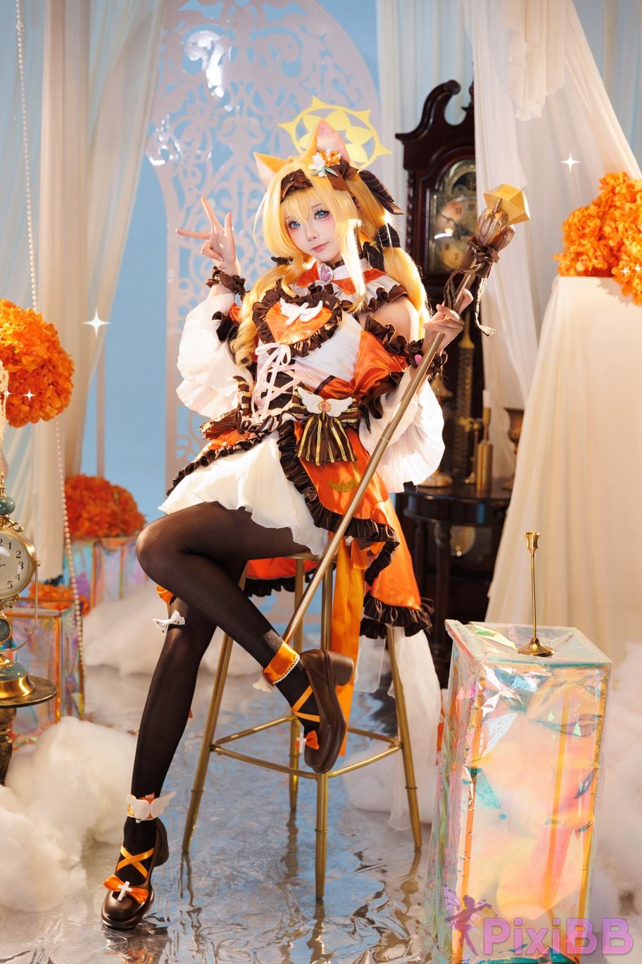Cosplayer Essie aiwest Blue Archive Ella Mary magical girl PixiBB.COM 019