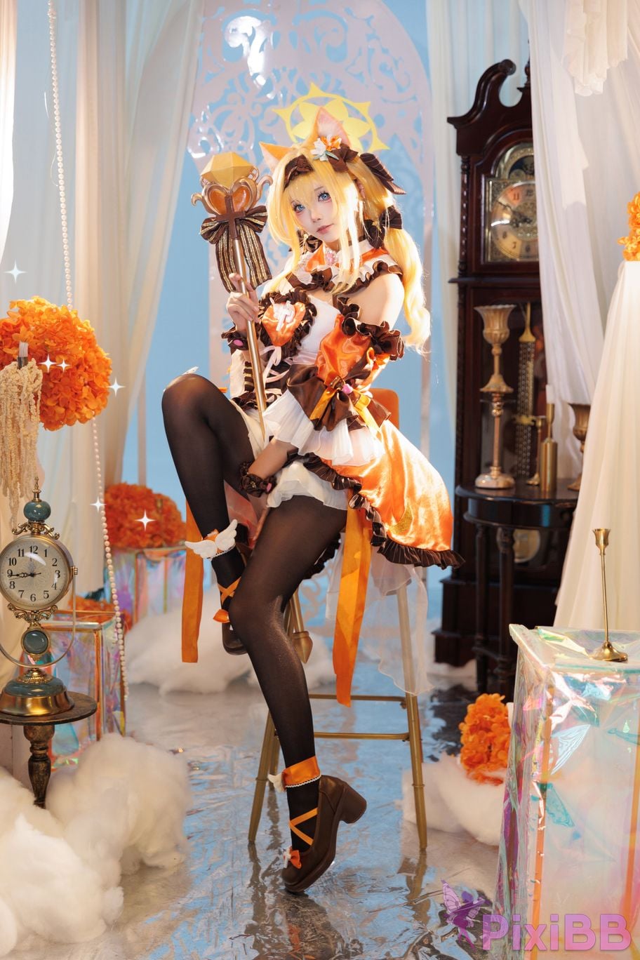 Cosplayer Essie aiwest Blue Archive Ella Mary magical girl PixiBB.COM 021