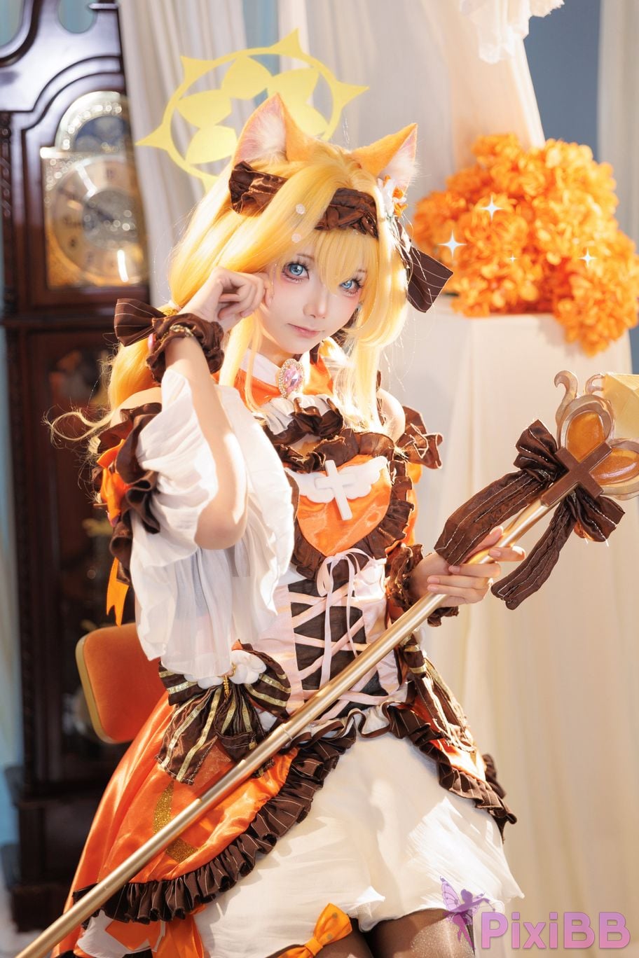Cosplayer Essie aiwest Blue Archive Ella Mary magical girl PixiBB.COM 026