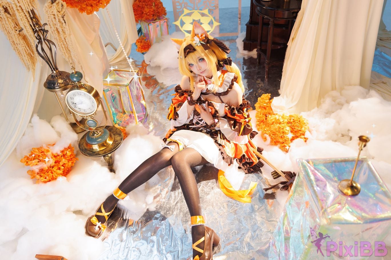 Cosplayer Essie aiwest Blue Archive Ella Mary magical girl PixiBB.COM 029