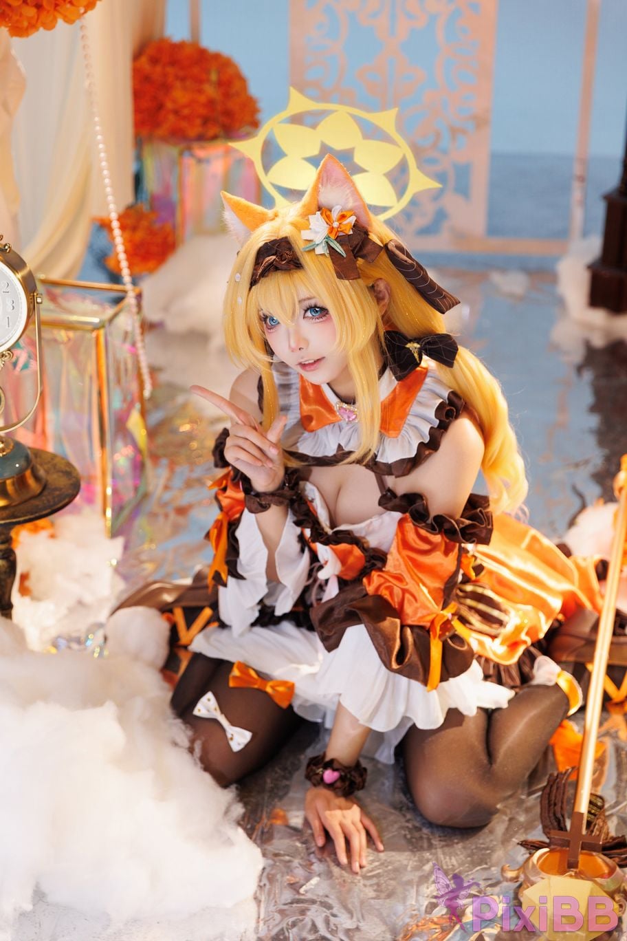 Cosplayer Essie aiwest Blue Archive Ella Mary magical girl PixiBB.COM 031