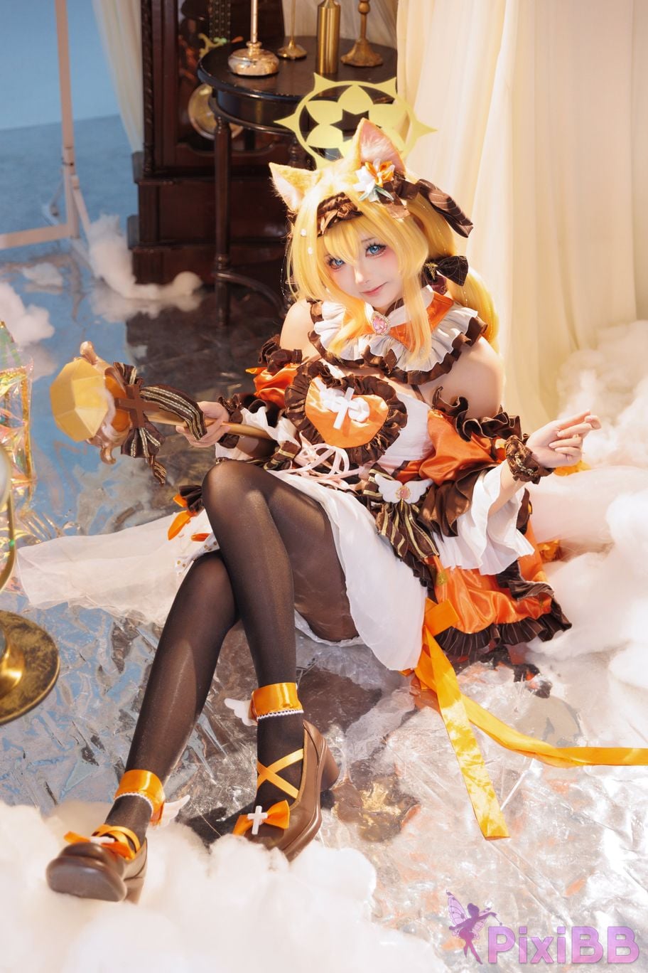 Cosplayer Essie aiwest Blue Archive Ella Mary magical girl PixiBB.COM 035