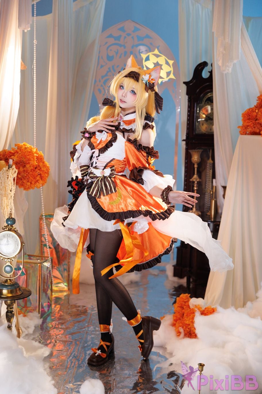 Cosplayer Essie aiwest Blue Archive Ella Mary magical girl PixiBB.COM 037