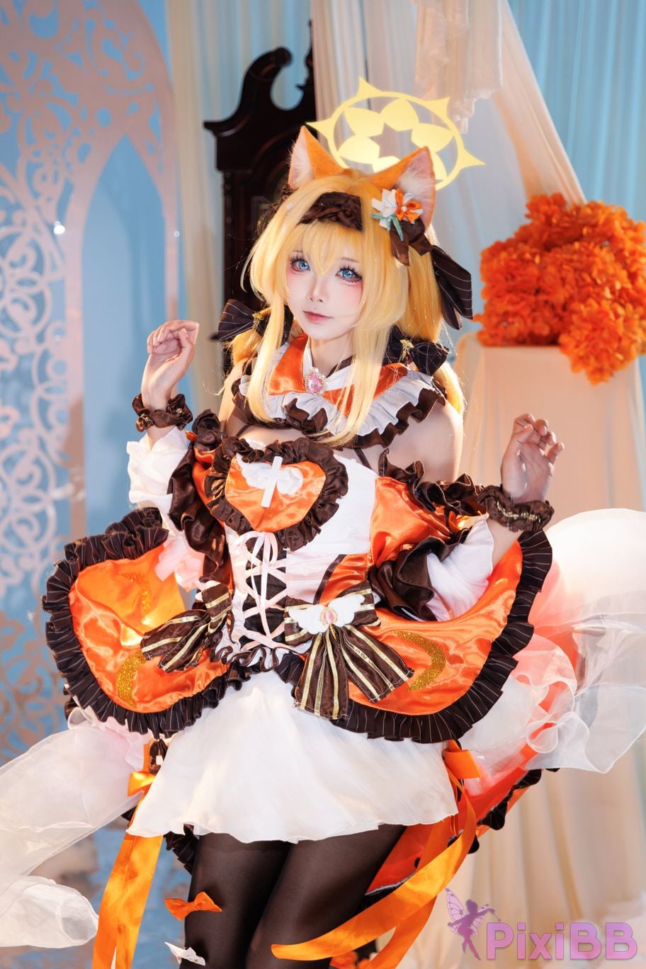 Cosplayer Essie aiwest Blue Archive Ella Mary magical girl PixiBB.COM 038