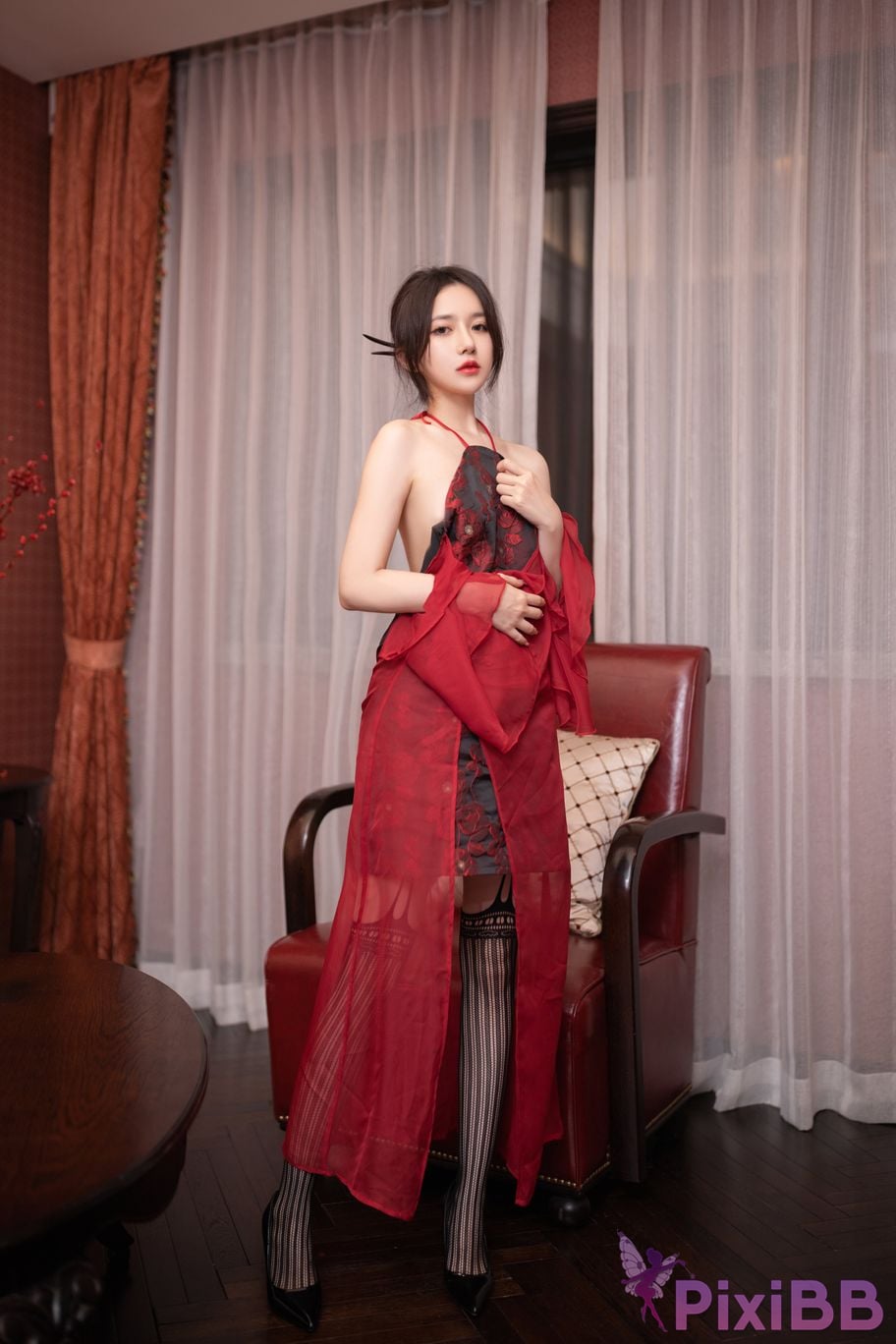 No watermark for in app purchases caviar Fish XIUREN Model Fallen leaves are sentimental PixiBB.COM 074