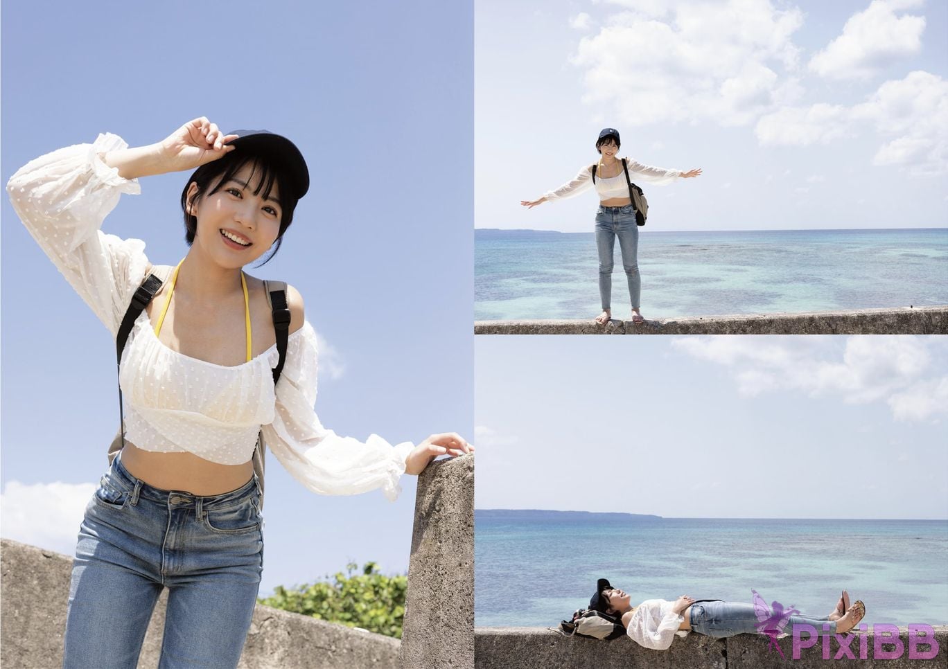 Japanese Idol Moeka Sasaki Asa Gei Photo Collection First book number one PixiBB.COM 005