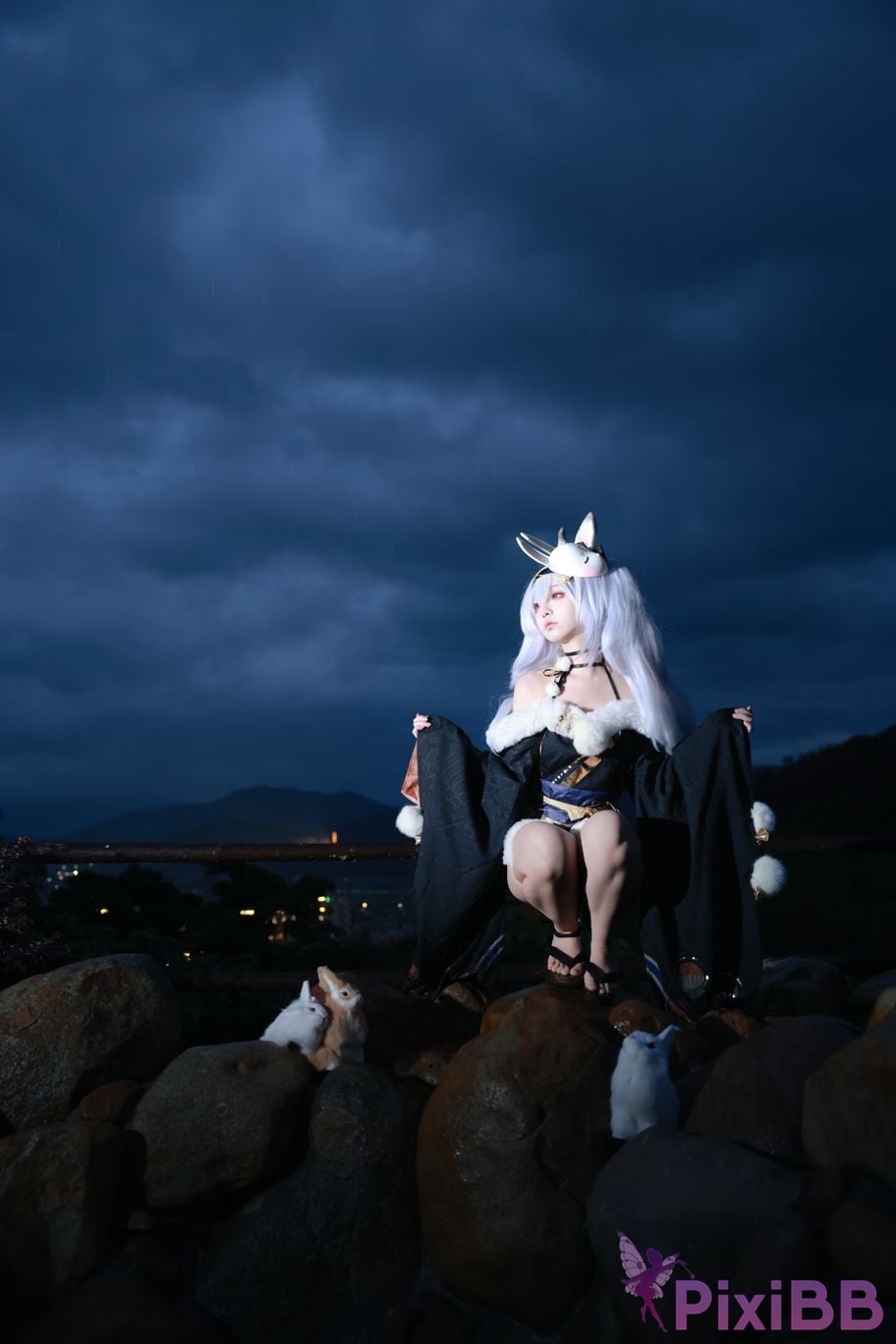 Cosplayer G44 wont get hurt azur lane Rafite yukata PixiBB.COM 002