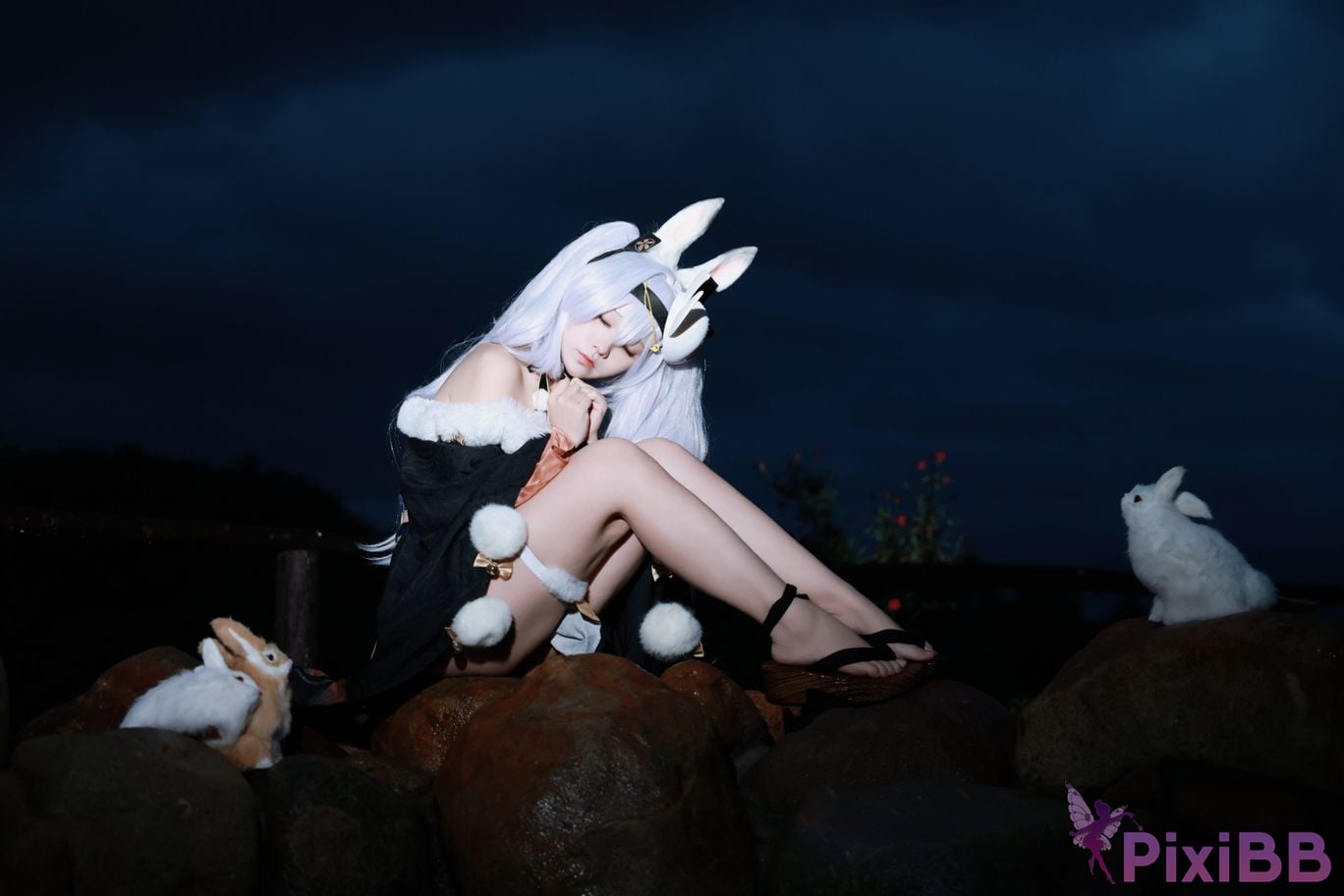 Cosplayer G44 wont get hurt azur lane Rafite yukata PixiBB.COM 005