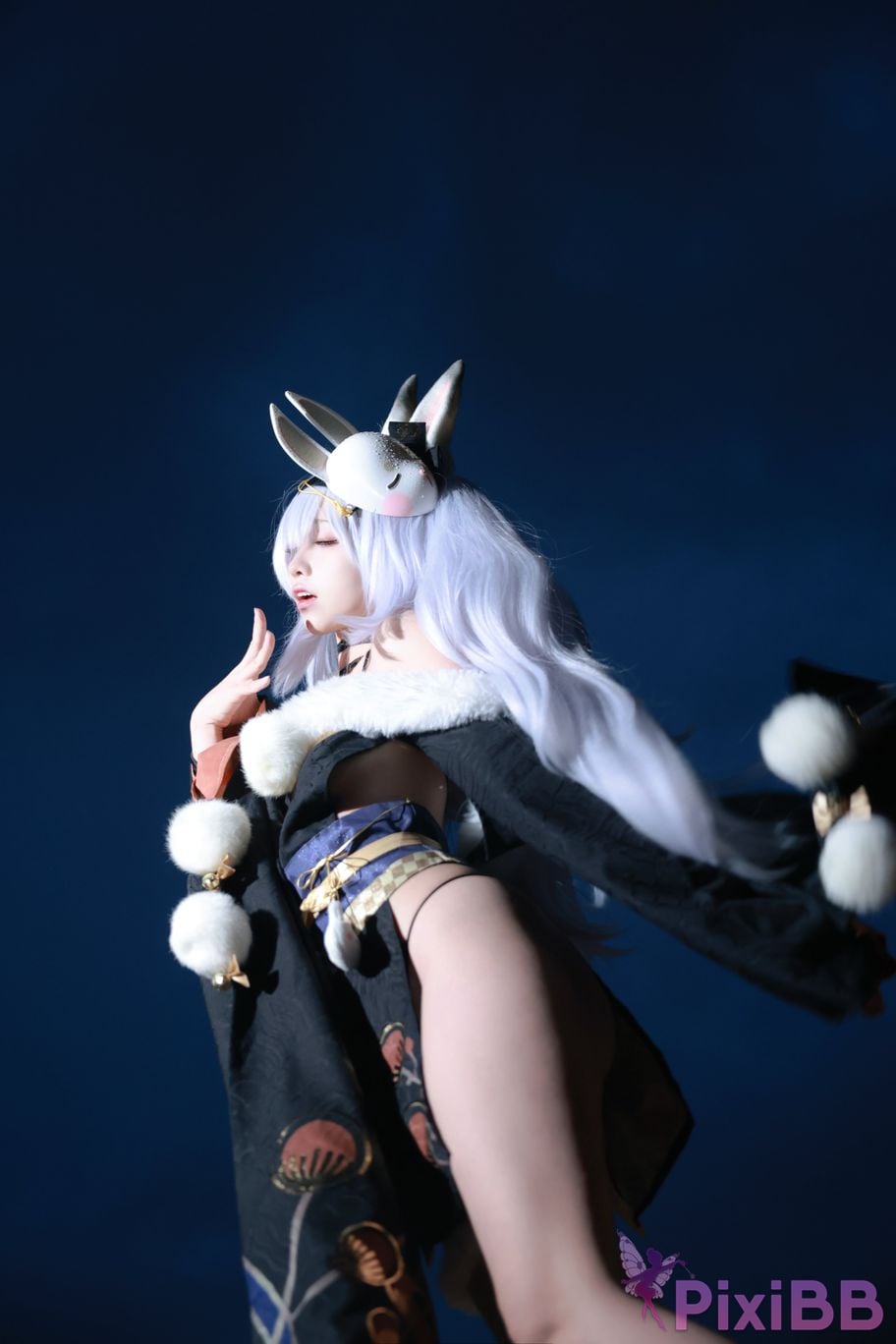Cosplayer G44 wont get hurt azur lane Rafite yukata PixiBB.COM 006
