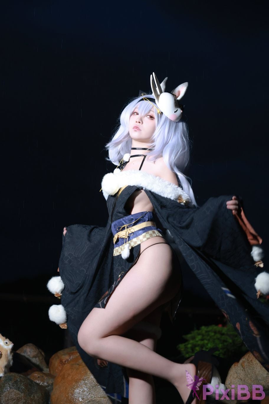 Cosplayer G44 wont get hurt azur lane Rafite yukata PixiBB.COM 008