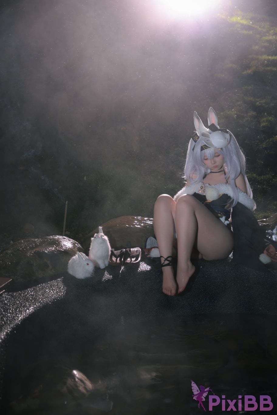 Cosplayer G44 wont get hurt azur lane Rafite yukata PixiBB.COM 009