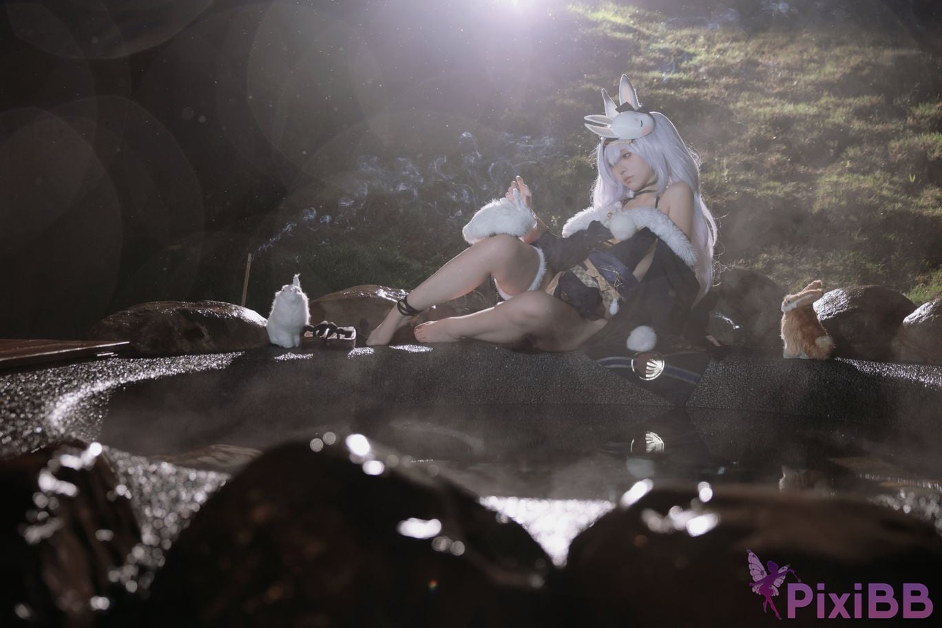 Cosplayer G44 wont get hurt azur lane Rafite yukata PixiBB.COM 011