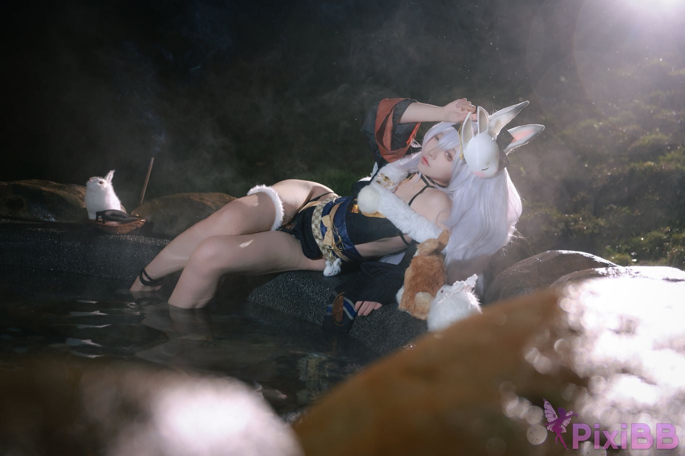 Cosplayer G44 wont get hurt azur lane Rafite yukata PixiBB.COM 012