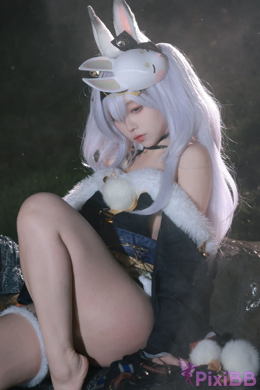 Cosplayer G44 wont get hurt azur lane Rafite yukata PixiBB.COM 013