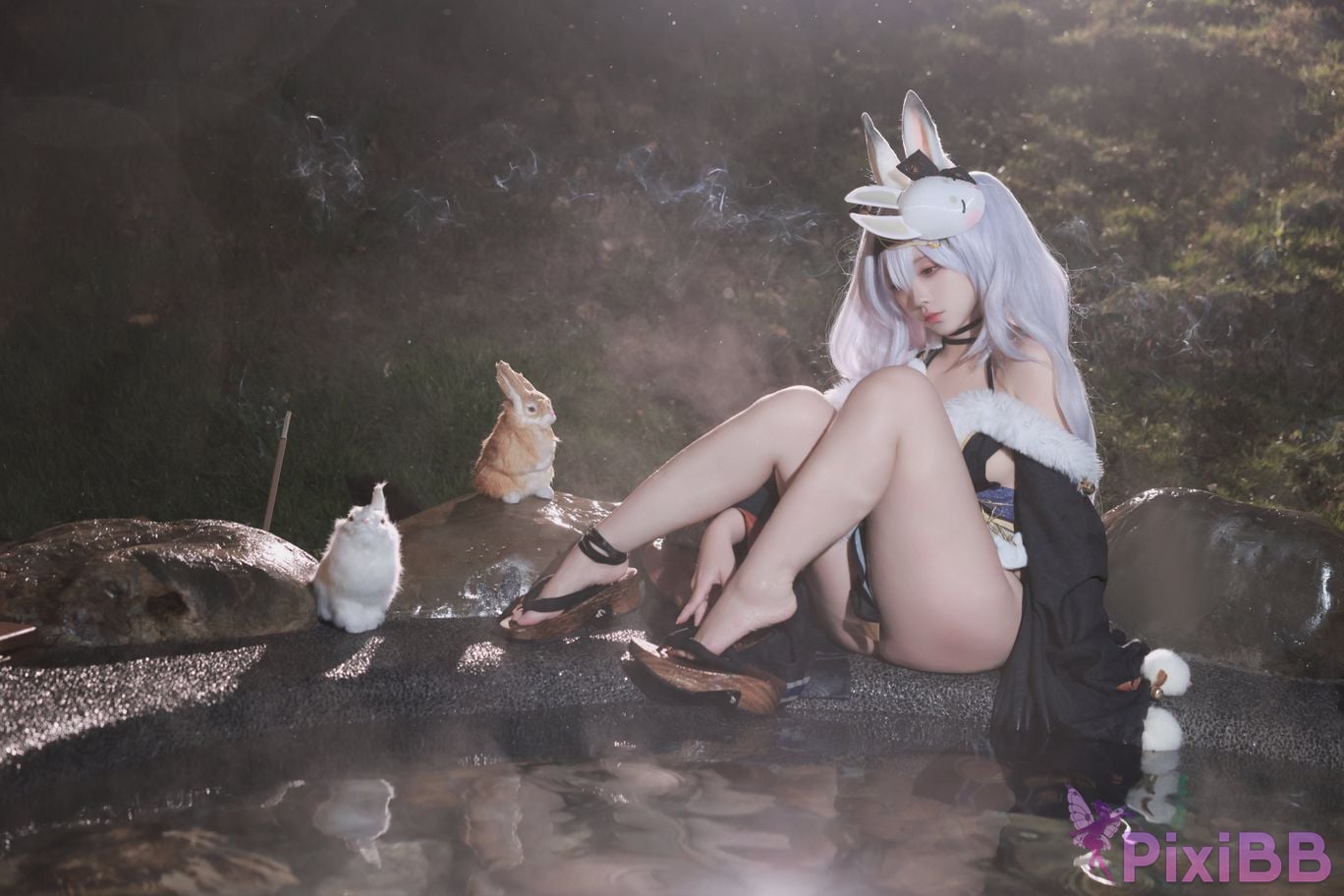 Cosplayer G44 wont get hurt azur lane Rafite yukata PixiBB.COM 016