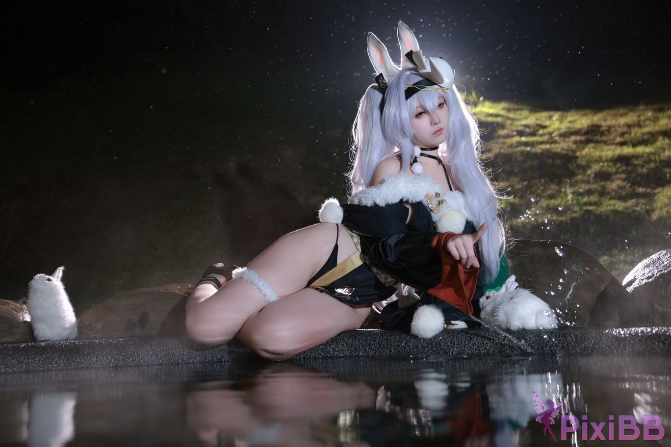 Cosplayer G44 wont get hurt azur lane Rafite yukata PixiBB.COM 019