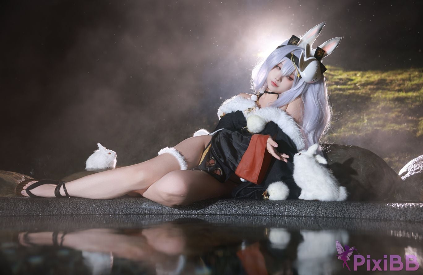 Cosplayer G44 wont get hurt azur lane Rafite yukata PixiBB.COM 020
