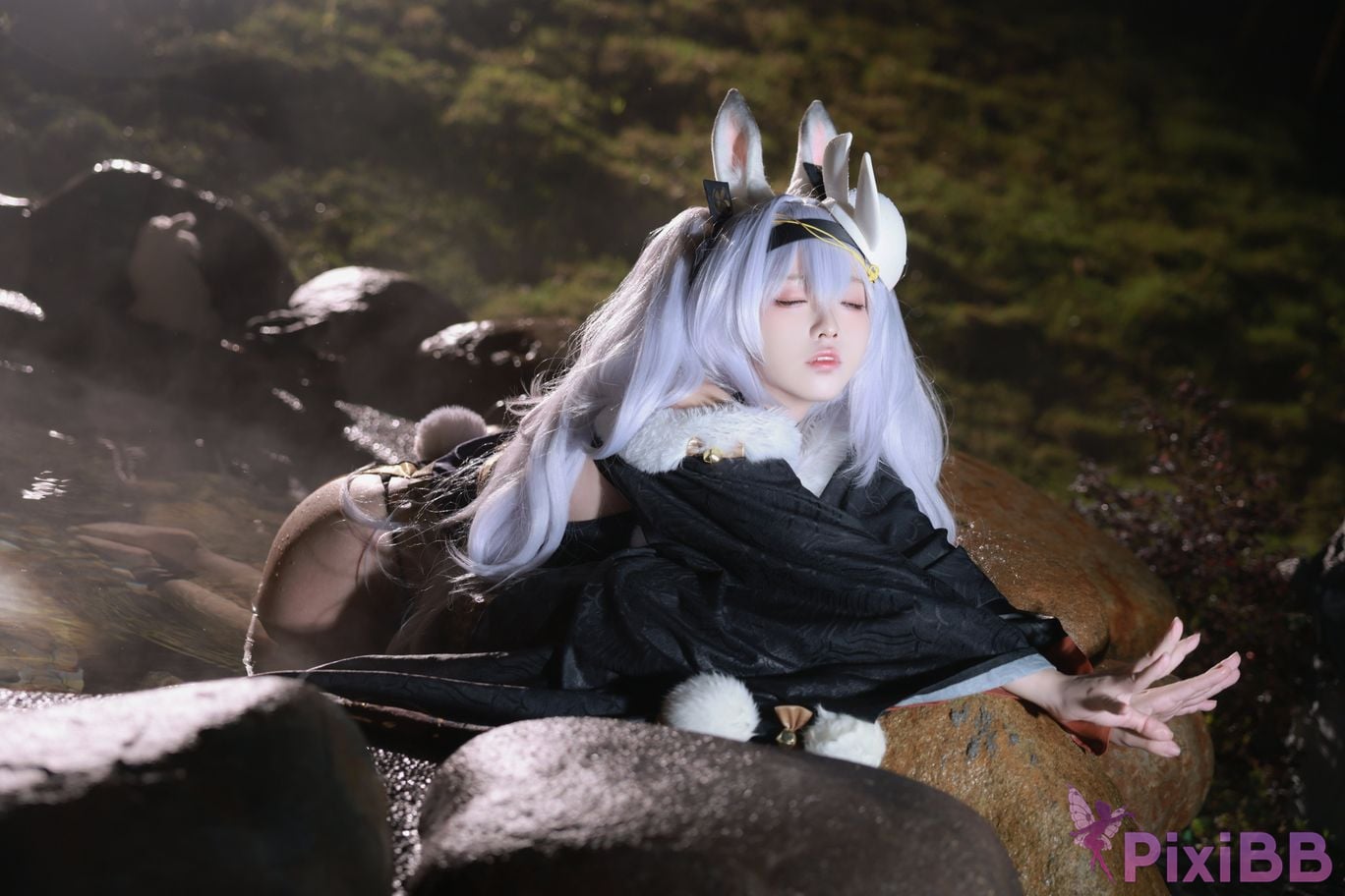 Cosplayer G44 wont get hurt azur lane Rafite yukata PixiBB.COM 023