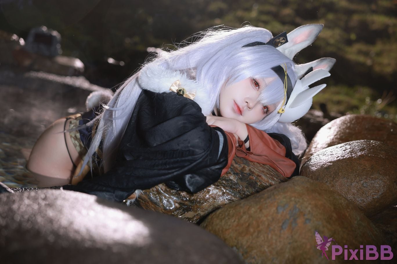 Cosplayer G44 wont get hurt azur lane Rafite yukata PixiBB.COM 025