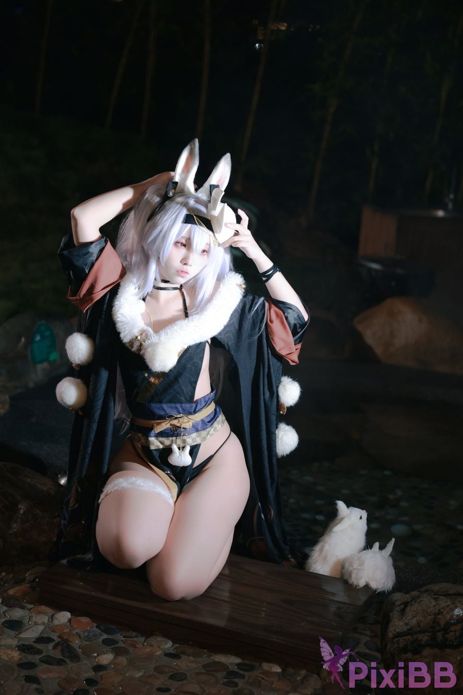 Cosplayer G44 wont get hurt azur lane Rafite yukata PixiBB.COM 031