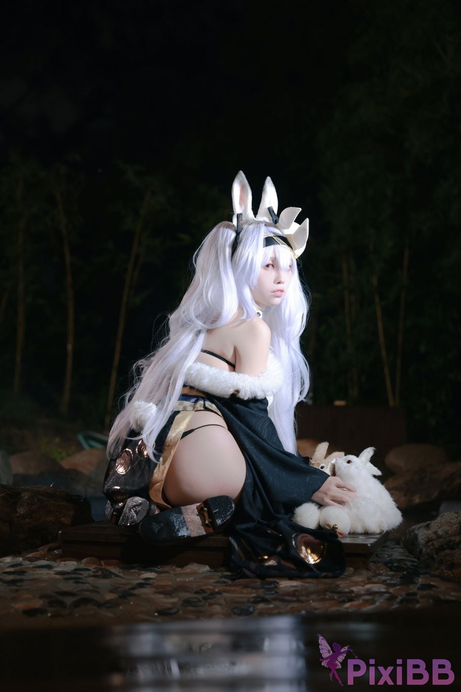 Cosplayer G44 wont get hurt azur lane Rafite yukata PixiBB.COM 034