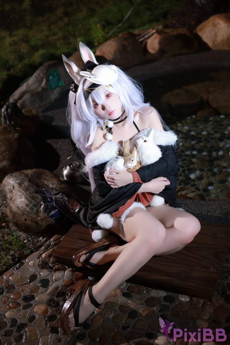 Cosplayer G44 wont get hurt azur lane Rafite yukata PixiBB.COM 035