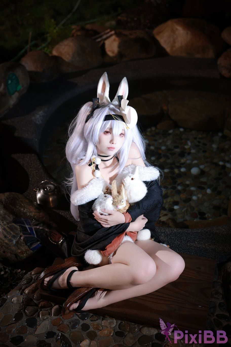 Cosplayer G44 wont get hurt azur lane Rafite yukata PixiBB.COM 036