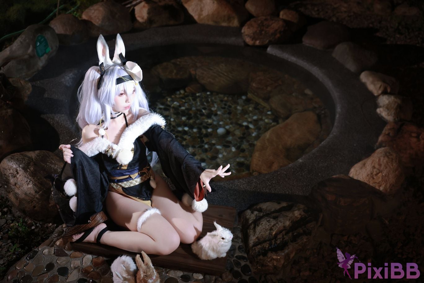 Cosplayer G44 wont get hurt azur lane Rafite yukata PixiBB.COM 037