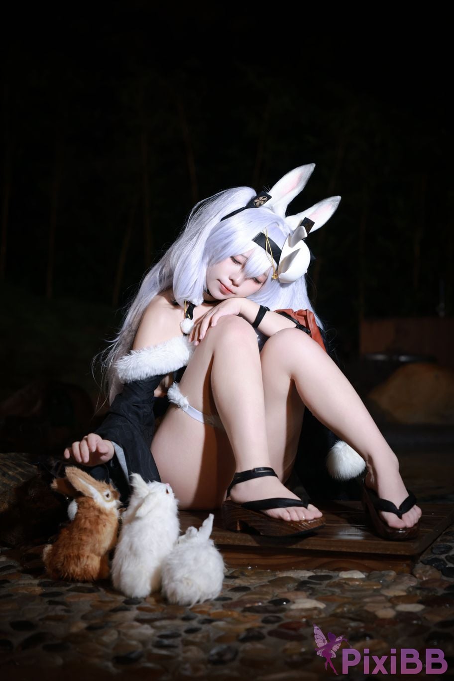 Cosplayer G44 wont get hurt azur lane Rafite yukata PixiBB.COM 039