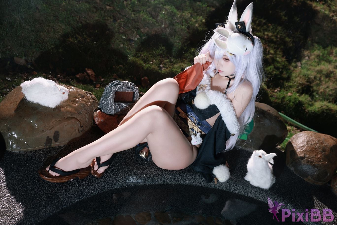 Cosplayer G44 wont get hurt azur lane Rafite yukata PixiBB.COM 042