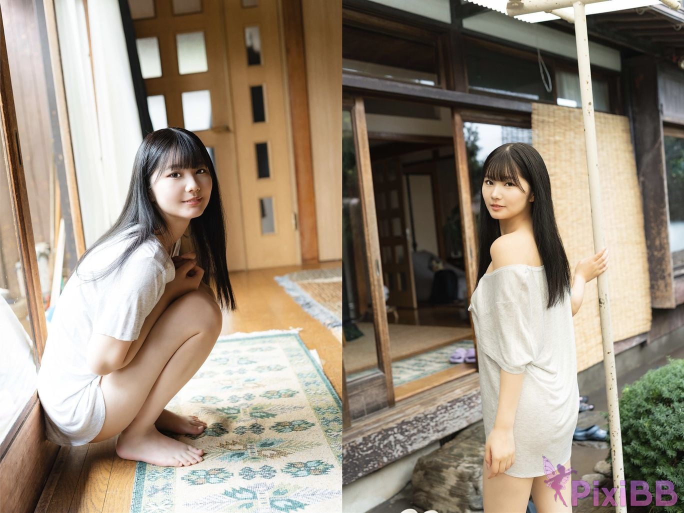 Japanese Idol Sana Mashiro pure white color Asa Gei SEXY Actress photo collection Even a city girl is purehearted PixiBB.COM 016