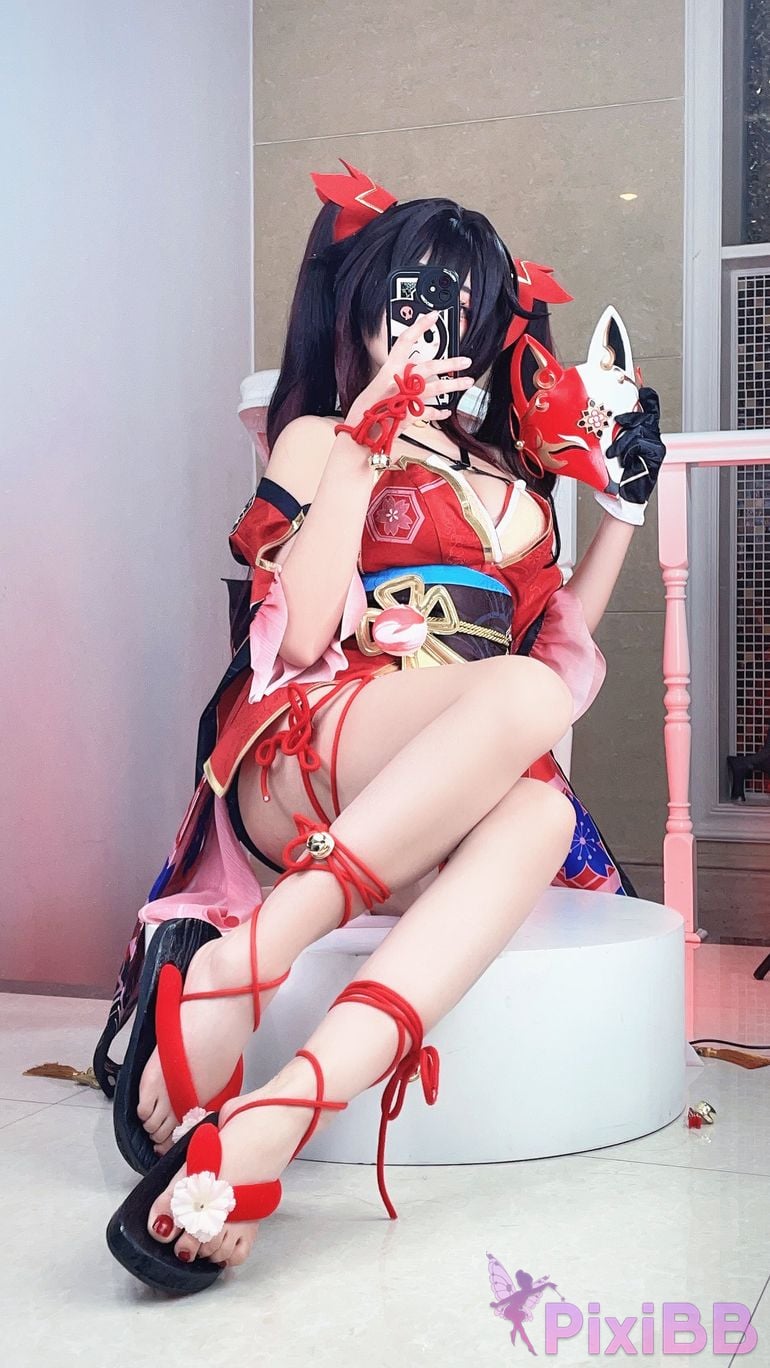 Cosplay Ranran Not Sweet V Collapse Star Dome Railway Fireworks PixiBB.COM 001