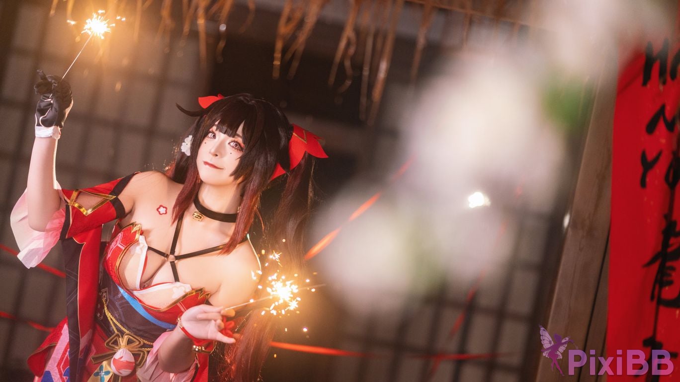 Cosplay Ranran Not Sweet V Collapse Star Dome Railway Fireworks PixiBB.COM 035