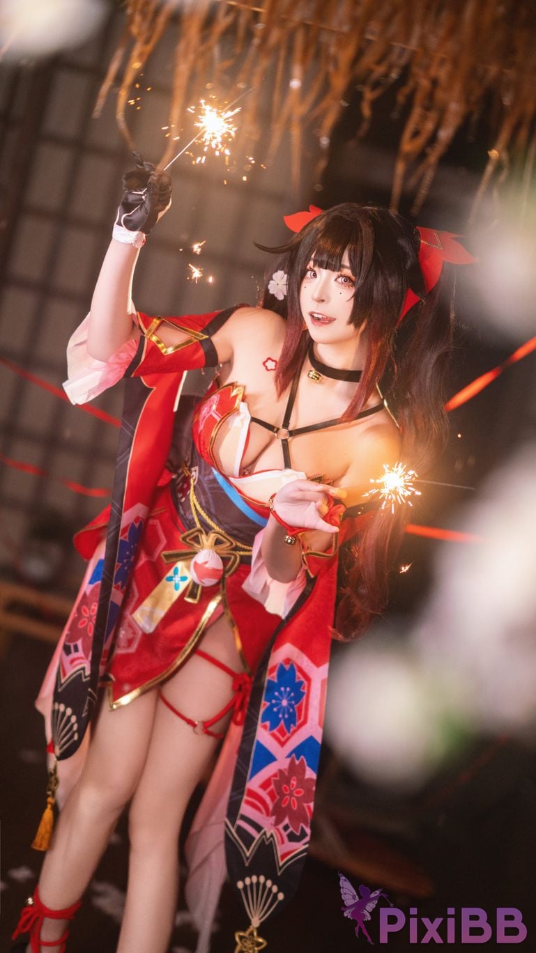 Cosplay Ranran Not Sweet V Collapse Star Dome Railway Fireworks PixiBB.COM 036