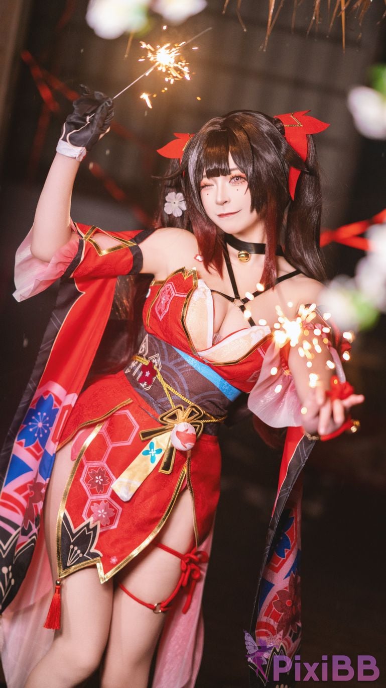 Cosplay Ranran Not Sweet V Collapse Star Dome Railway Fireworks PixiBB.COM 038