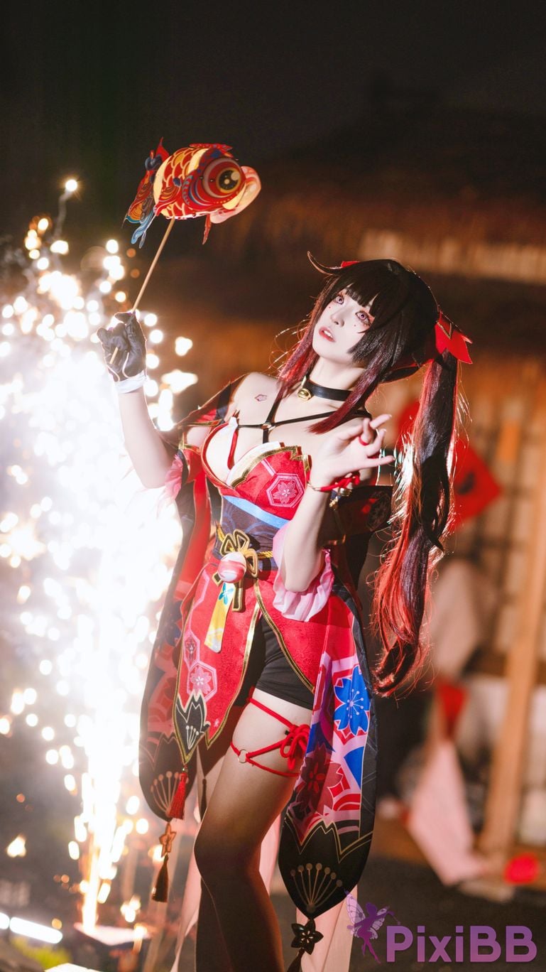 Cosplay Ranran Not Sweet V Collapse Star Dome Railway Fireworks PixiBB.COM 041